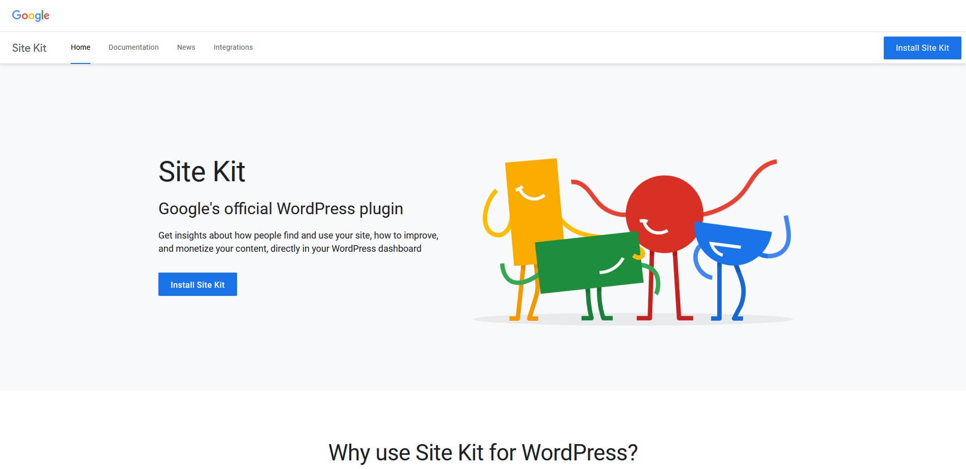 Wordpress weboldal bővítmények google site kit